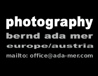 photography
bernd ada merkaiserfeldgasse 17
8010 graz / austria
phone: +43 [0] 660 / 1256769





mailto: office@ada-mer.com